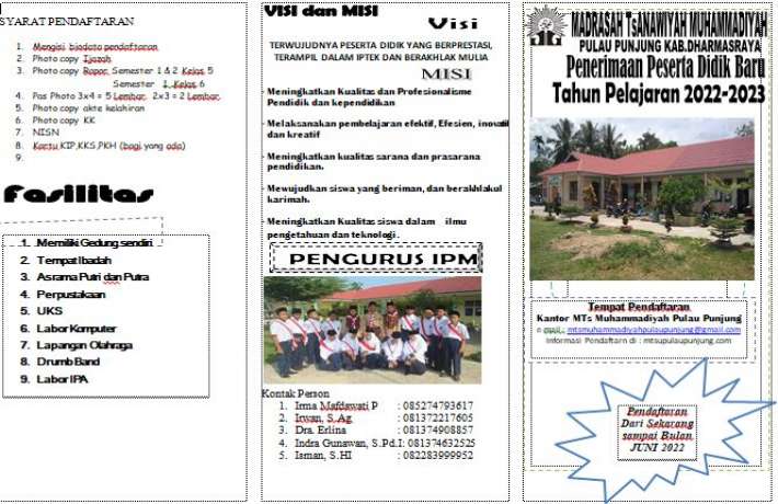 PENERIMAAN PESERTA DIDIK BARU 2022/2023