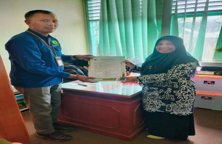 MTS MUHAMAMDIYAH PULAU PUNJUNG MENERIMA BANTUAN IT