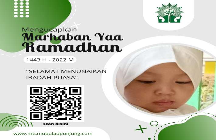 Twibbon MTS Muhammadiyah mengucapkan marhaban yaa ramadhan resmi diluncurkan